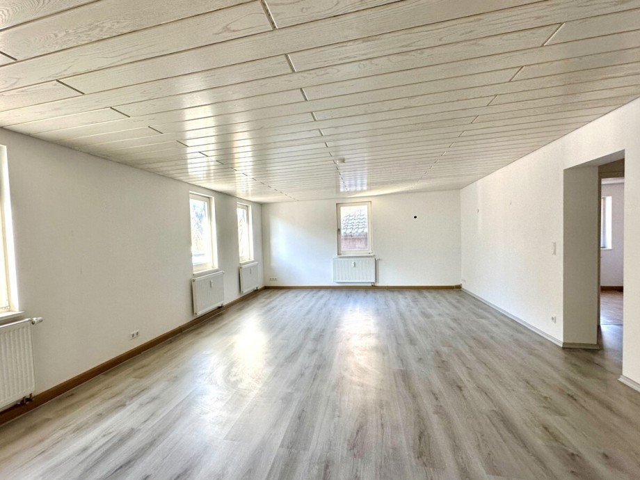 Wohnzimmer Maisonettewohnung H�fen an der Enz