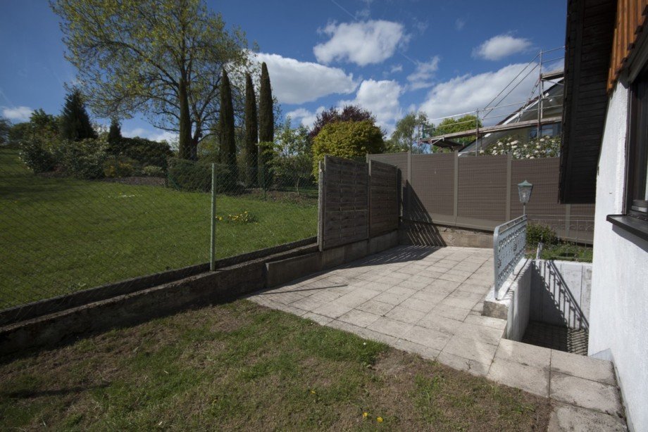 Terrasse Doppelhaush�lfte Ettlingen