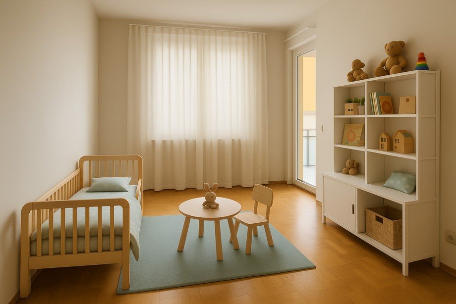 Visualisierung Kinderzimmer Etagenwohnung Karlsruhe
