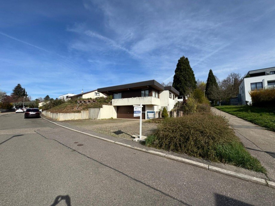 Ansicht vorne Einfamilienhaus Pforzheim