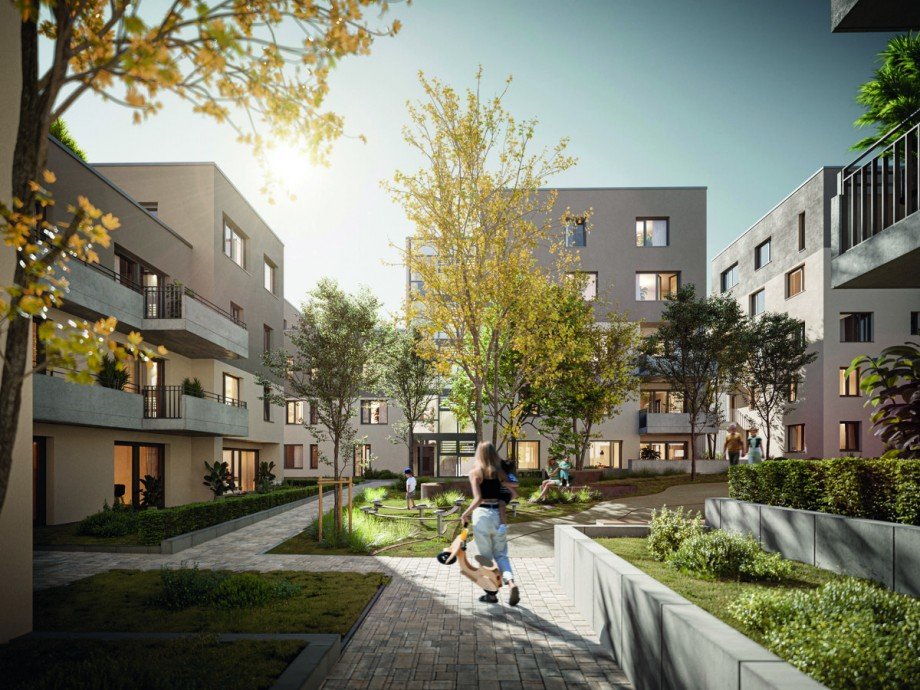 Innenhof Erdgeschosswohnung Birkenfeld