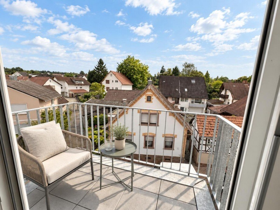 KI-Visualisierung Dachgeschosswohnung Karlsruhe