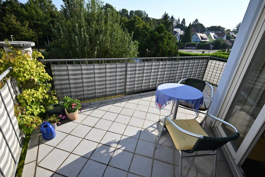 Balkon Doppelhaush�lfte Karlsruhe / Palmbach