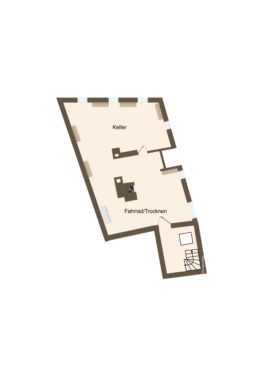 Grundriss KG Mehrfamilienhaus Weingarten