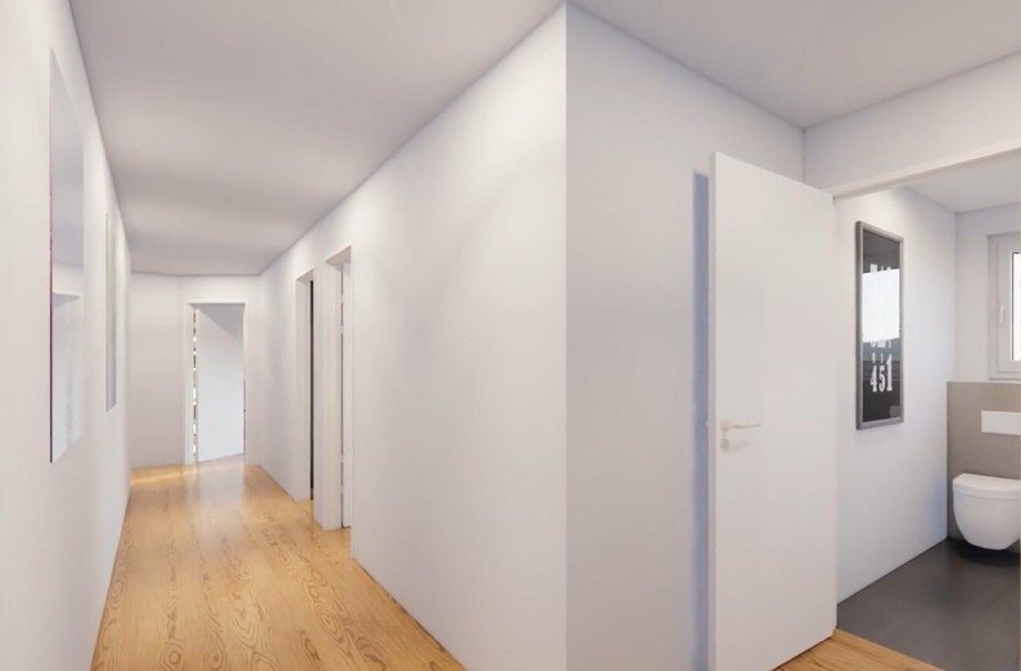 Beispiel Flur Etagenwohnung Ettlingen-Spessart