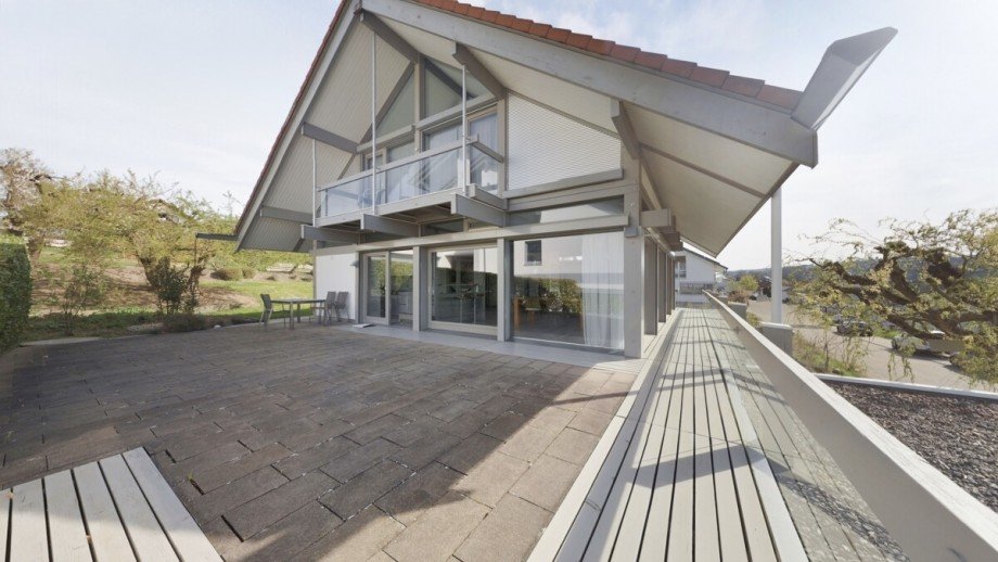Terrasse Einfamilienhaus K�nigsbach-Stein