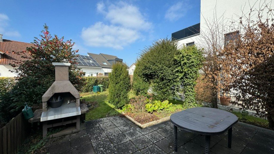 Terrassenbereich Bungalow Waldbronn / Etzenrot
