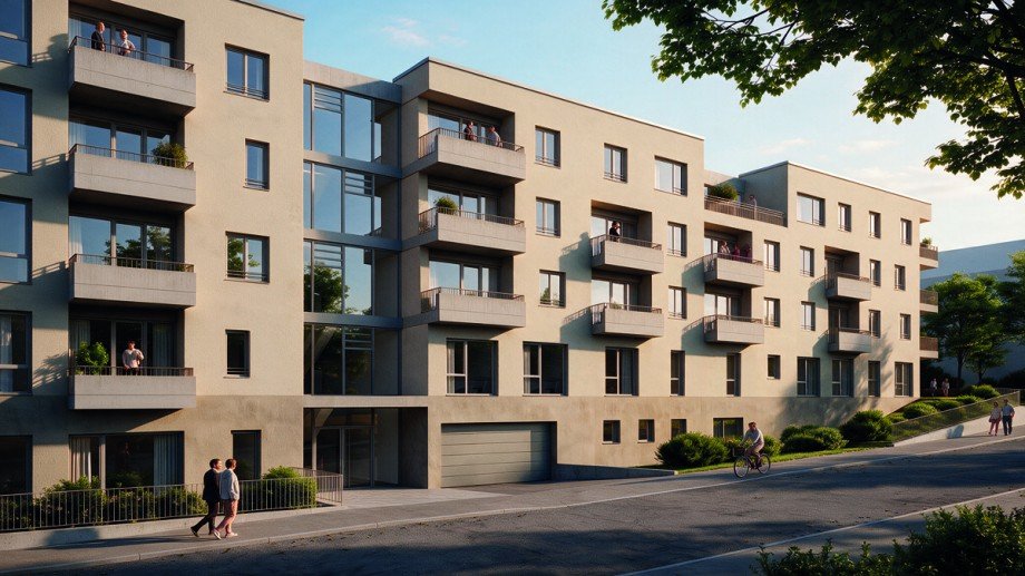 KI-Visualisierung Etagenwohnung Birkenfeld