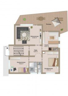 EG Wohlf�hlatmosph�re im 2-Familienhaus mit gro�em Grundst�ck.