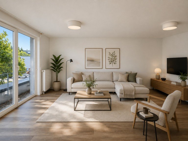 KI bearbeitet Karlsruhe - Durlach Etagenwohnung Seniorengerechte Eigentumswohnung im Betreuten Wohnen mit Balkon in Karlsruhe-Durlach