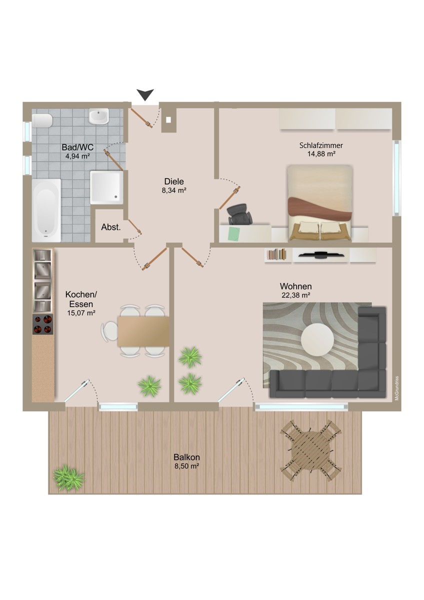  Etagenwohnung Waldbronn / Reichenbach