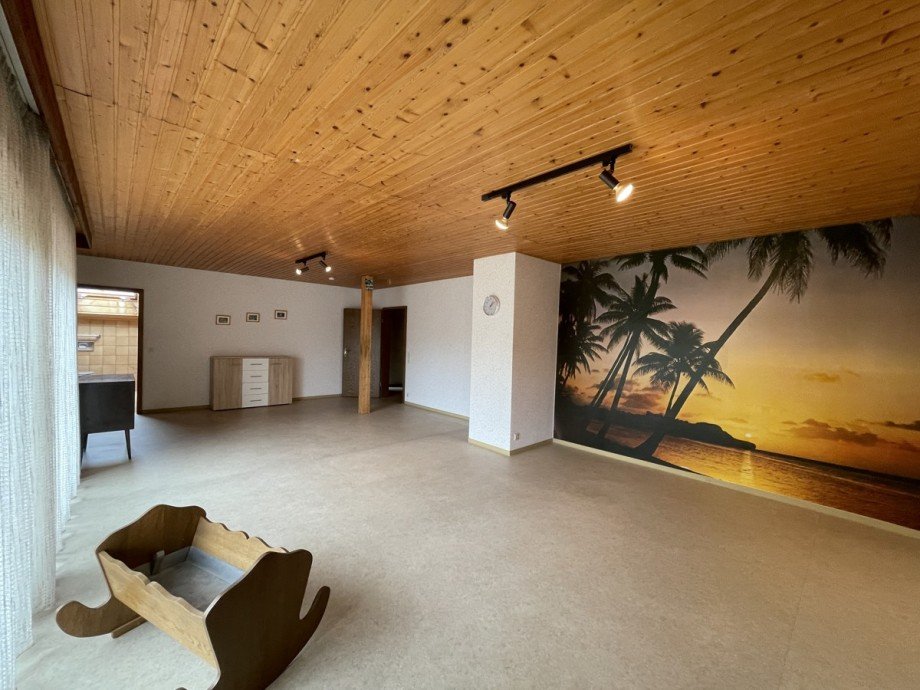 Wohnzimmer_DG Einfamilienhaus Ettlingen / Bruchhausen