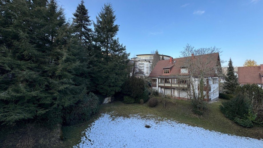 Ausblick ins Gr�ne Etagenwohnung Bad Herrenalb