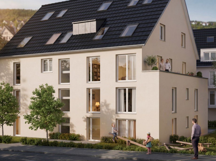KI-Visualisierung Etagenwohnung Stuttgart / Feuerbach