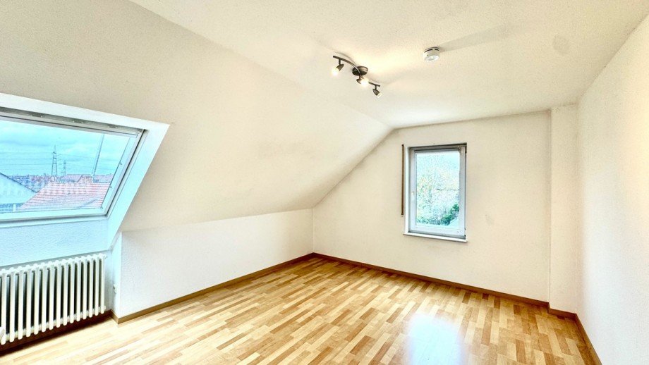 Schlafzimmer Dachgeschosswohnung Rheinstetten / Forchheim