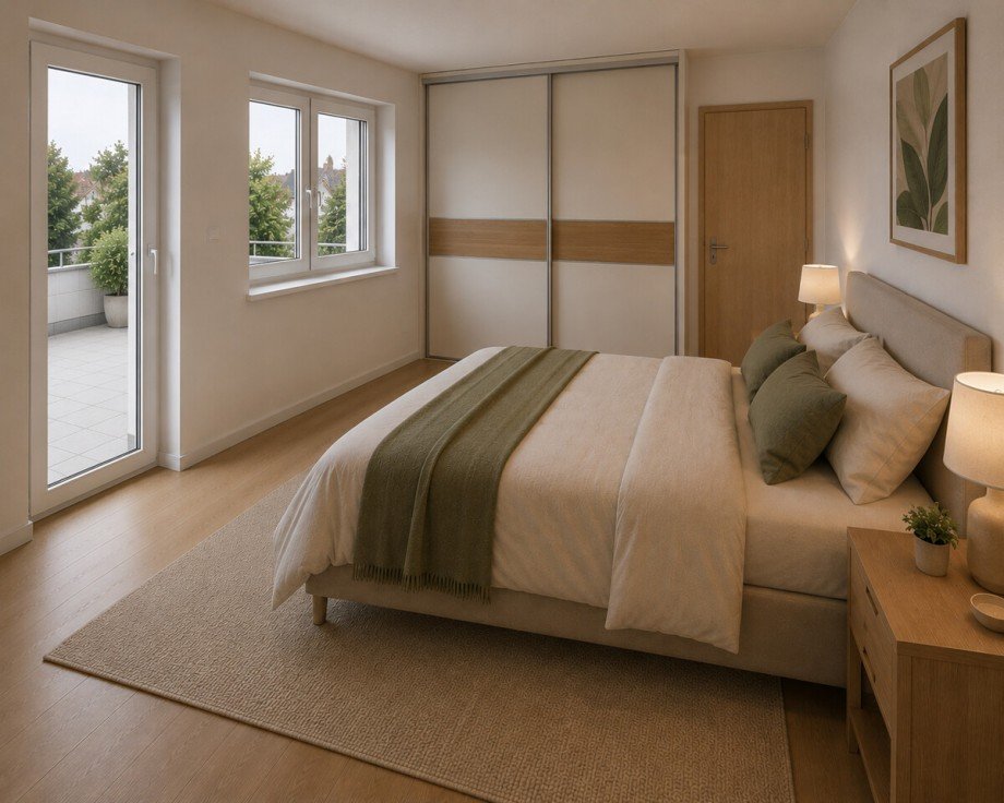 KI Visualisierung Erdgeschosswohnung Keltern / Ellmendingen