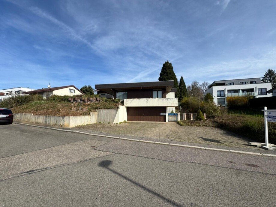 Ansicht vorne Einfamilienhaus Pforzheim