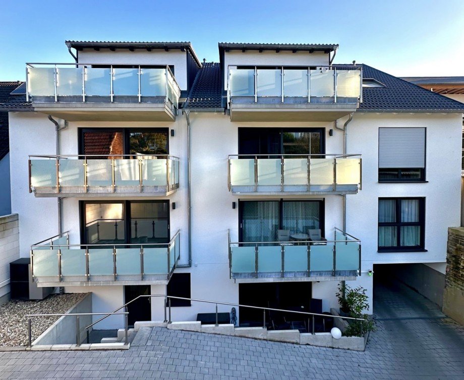 Ansicht von hinten Etagenwohnung Karlsruhe
