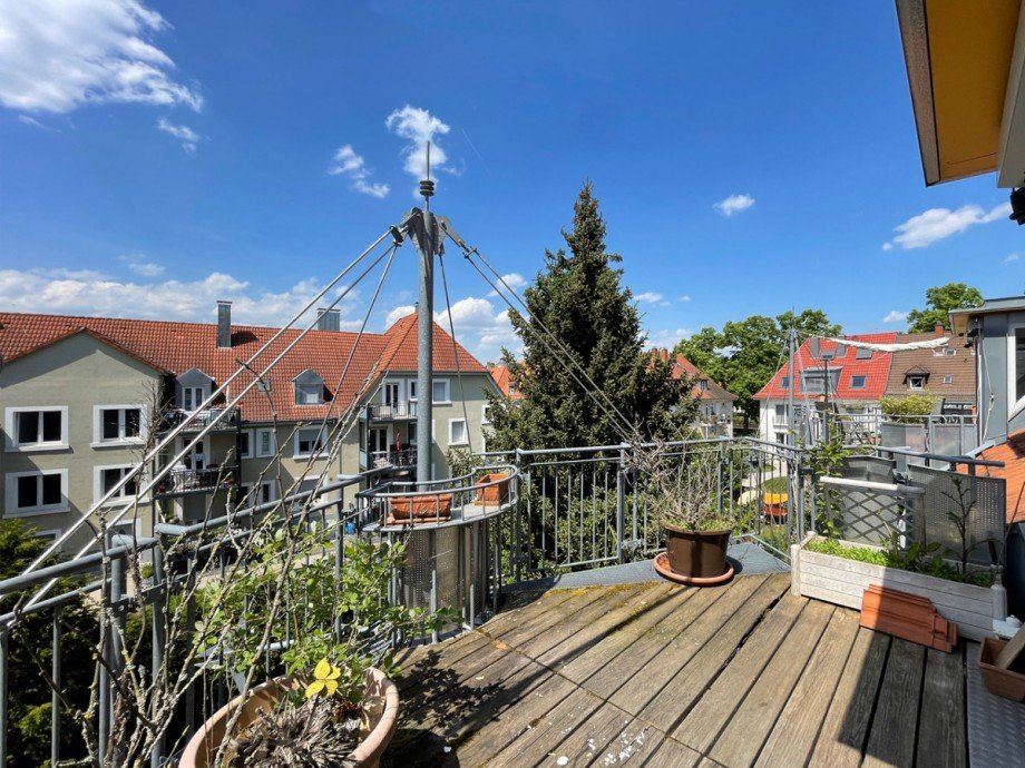 Terrasse Dachgeschosswohnung Ettlingen